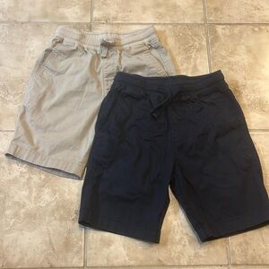 Crew Cuts navy khaki boys shorts size 8